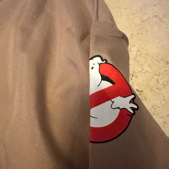 Ghostbusters Jumpsuit Halloween Costume Kids L 12/14 Cosplay Inflatable Backpack - Picture 13 of 13